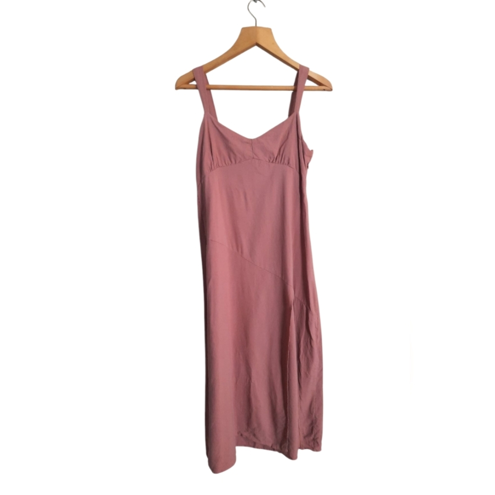 HYFVE Petal Pink Dress Midi Cotton Sundress